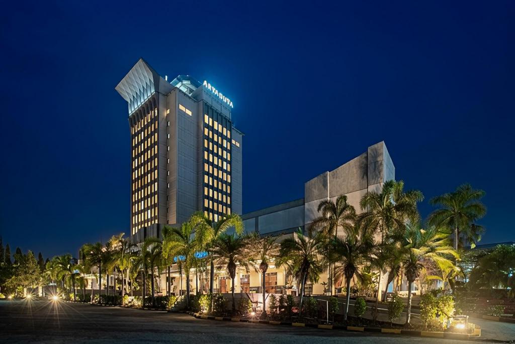 Interior hotel modern dengan desain elegan di Palembang